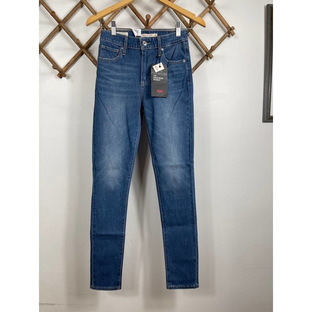 Levi's 721 High Rise Skinny Jeans Size 26